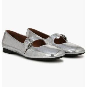 NEW Zodiac Indira Mary Jane flats in silver 6